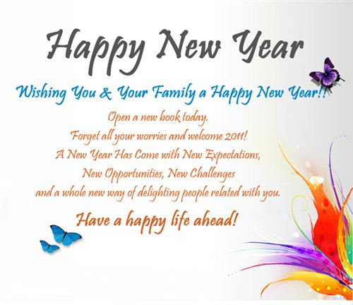 happy new year greetings for family quotes