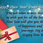 Happy New Year Wishes for Sister
