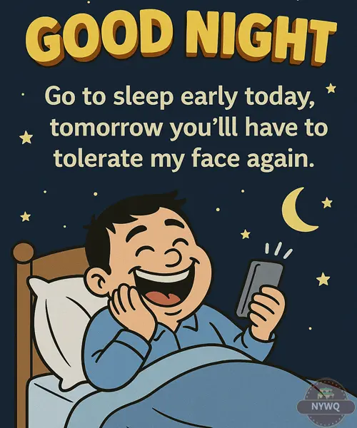 Funny Good Night Messages for Friends