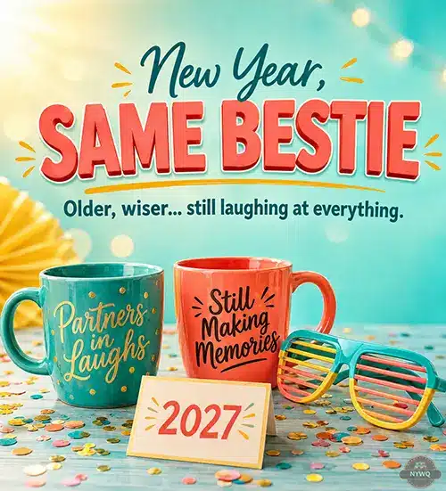 Funny New Year Wishes for Best Friend