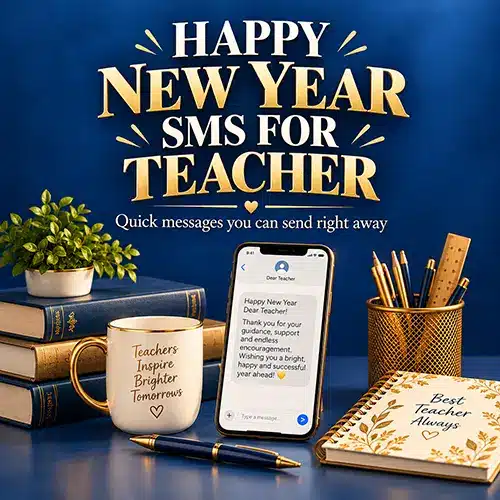 Happy New Year SMS for Teacher