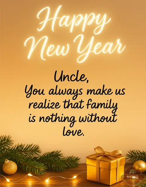 Happy New Year Wishes for Uncle