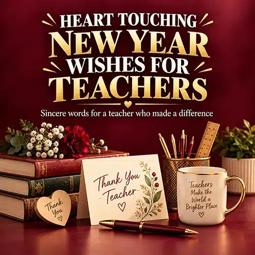 Heart Touching New Year Wishes for Teachers