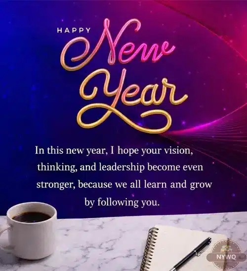 Inspirational New Year Messages for Boss