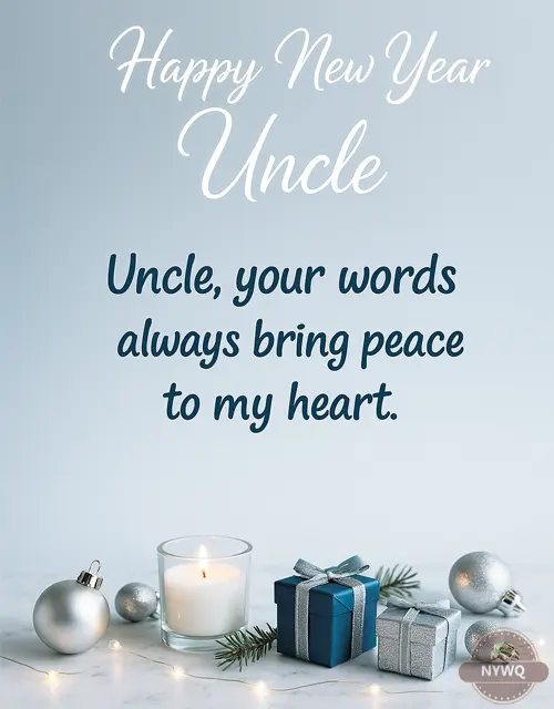 New Year Wishes for Uncle From Nephew