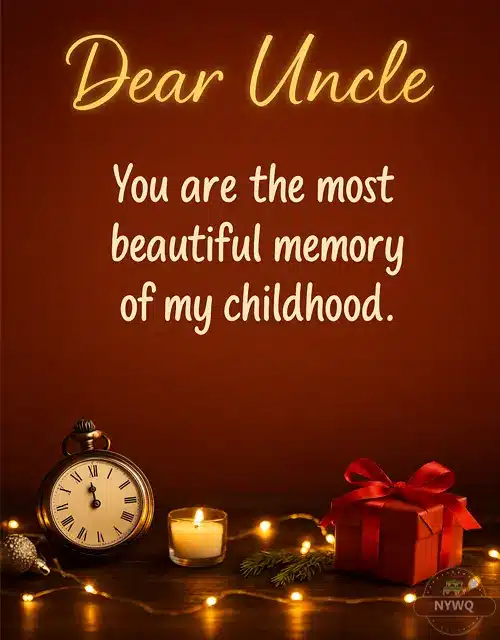 New Year Wishes for Uncle From Niece