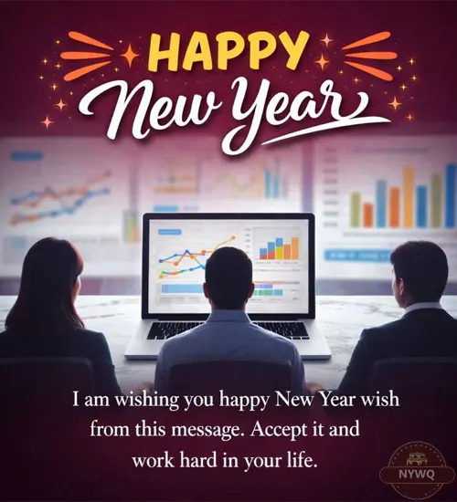 New Year Wishes for Work and Office Colleagues