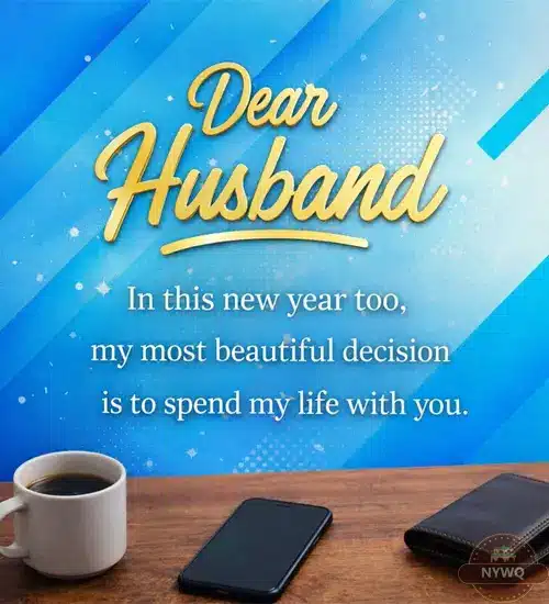 Short New Year Messages for Husband