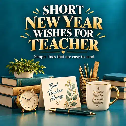 Short New Year Wishes for Teacher