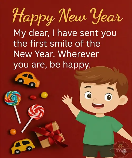 Short & Simple New Year Wishes for Nephew