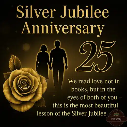 Silver Jubilee Anniversary Wishes for Parents