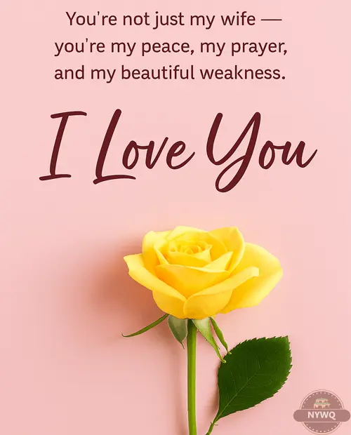 Sweet and Cute Love Messages for Wife expressing deep affection and romantic feelings