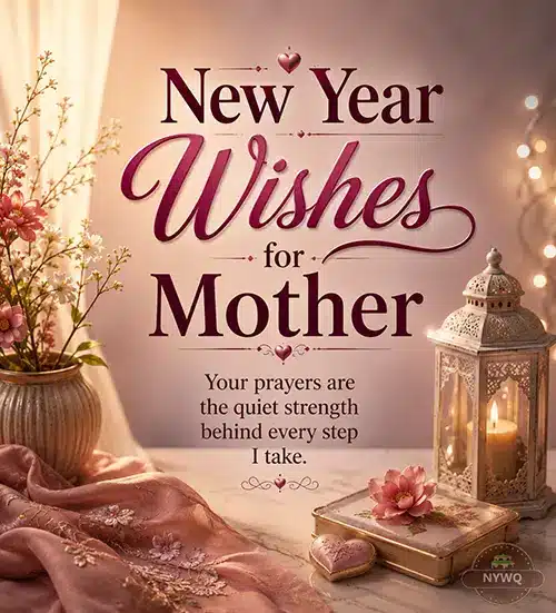 New Year wishes for Mother with a heartfelt message