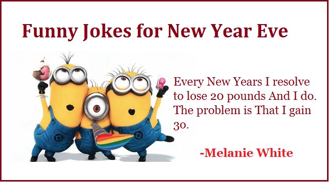 Funny Jokes for New Year's Eve & Resolution