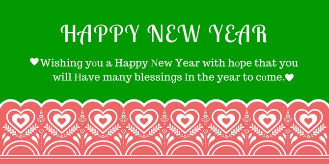 Happy New Year Sms for Lover 2017