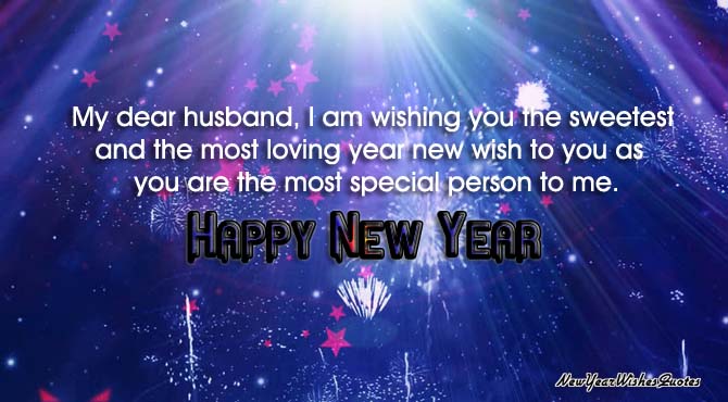 happy new year my husband wishes