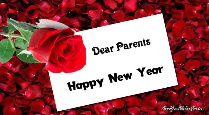 new year wishes for parents