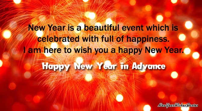 new yea wishes in advance