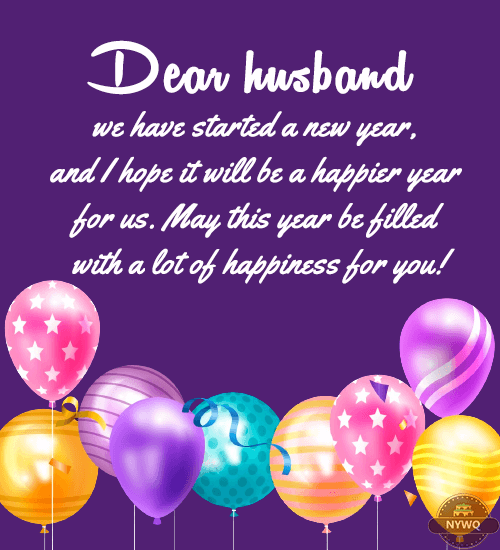 New Year Wishes for Husband