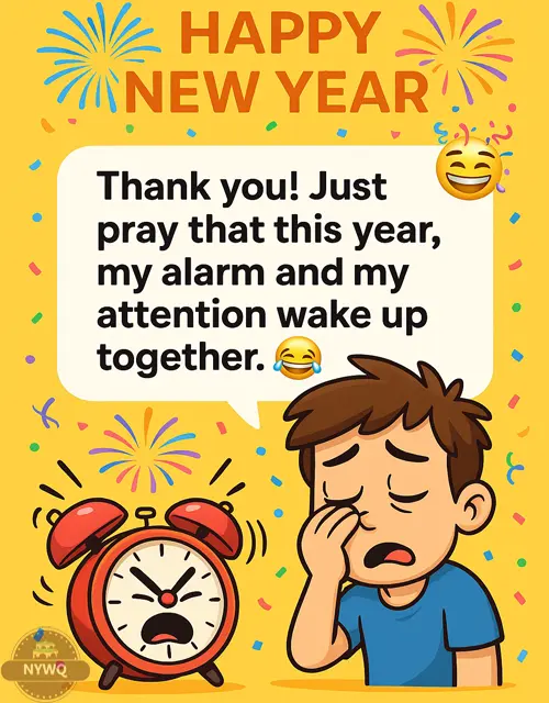 Funny Replies to New Year Wishes