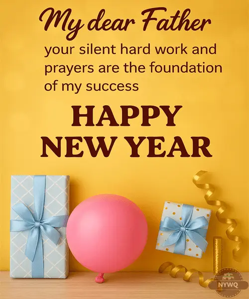 Happy New Year Wishes for Mom and Dad