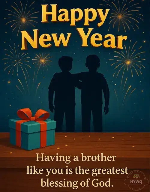 Heart Touching New Year Wishes for Brother