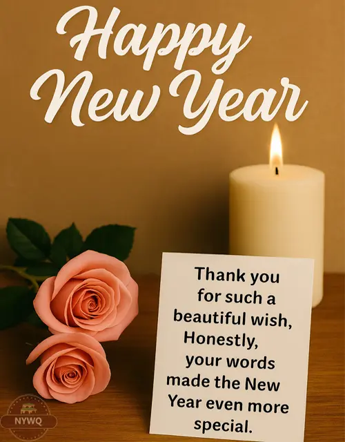 Heart Touching Thank You Replies for New Year