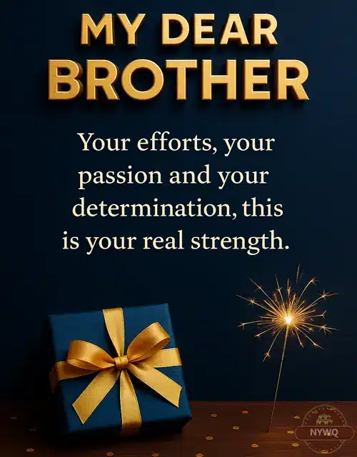 Inspirational New Year Messages for Brother