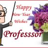 Happy New Year Wishes for Professor