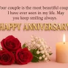 Romantic Anniversary Wishes for Couples
