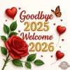 Goodbye 2025 Welcome 2026 Wishes