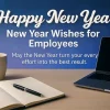 New Year wishes for employees image