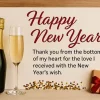 Thank You Reply Messages for New Year Wishes